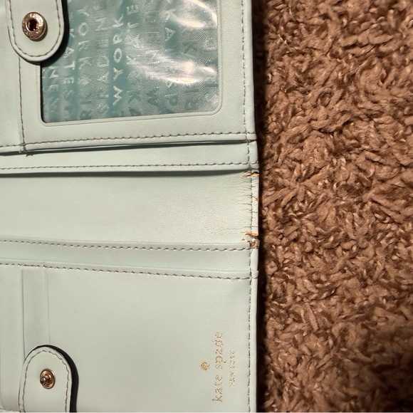 Kate Spade Aqua Blue Wallet - Picture 4 of 5